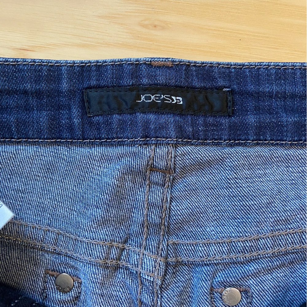Joes Jeans Slit Hem Kicker Denim Capris Womens 29 Low Rise Cropped Pants - Picture 9 of 9